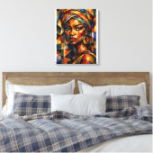 Abstracte Kunst Decoratie Schilderij ( Doorborende (Insitu (Slaapkamer))