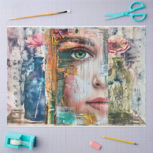 Abstracte Kunst Decoupage Tissuepapier (Craft)