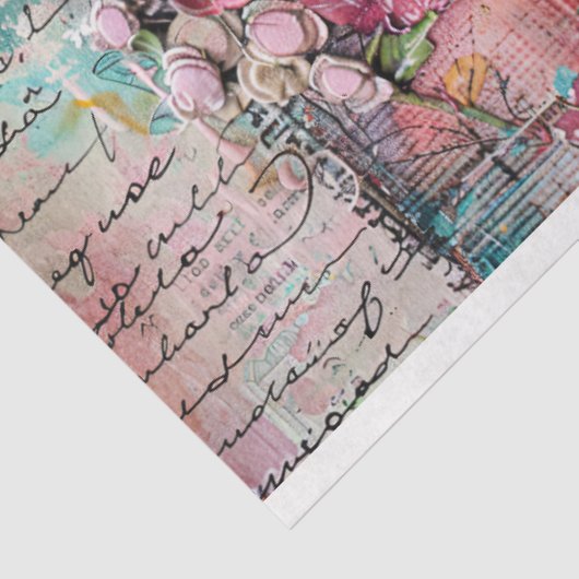 Abstracte Kunst Decoupage Tissuepapier (Detail)