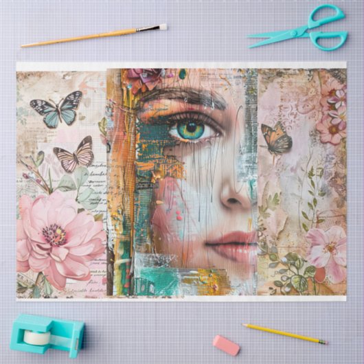  Abstracte Kunst Decoupage Tissuepapier (Craft)