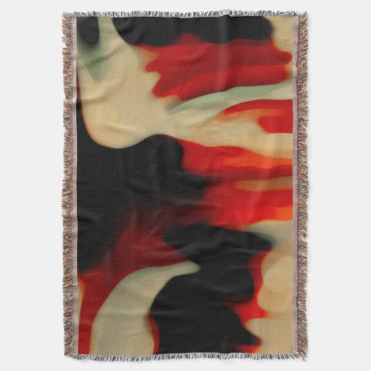 Abstracte kunst deken (Voorkant Verticaal)