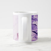 Abstracte kunst Design Drinkware Grote Koffiekop (Achterkant)