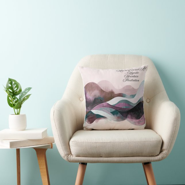 Abstracte Kunst Design | Modern Minimalistisch Kussen (Stoel)