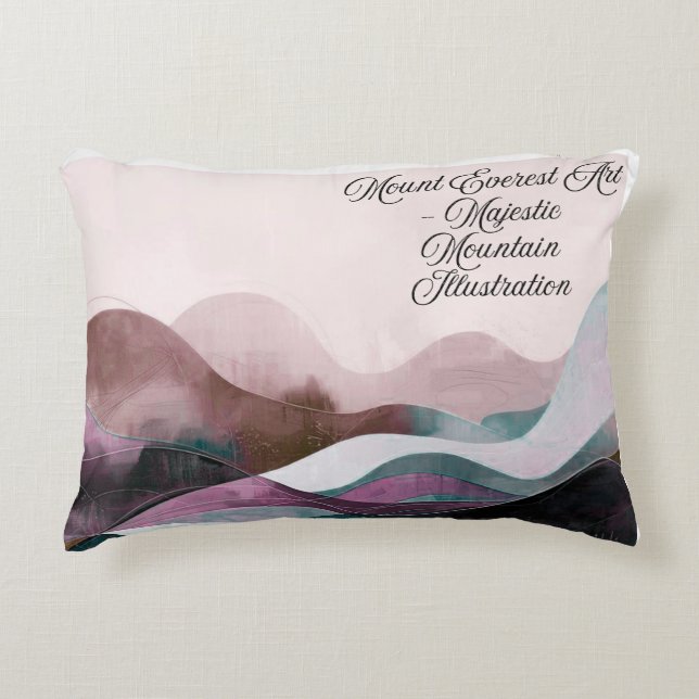 Abstracte Kunst Design | Moderne Minimalist Accent Kussen (Voorkant)