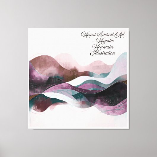 Abstracte Kunst Design | Moderne Minimalist Canvas Afdruk (Voorkant)