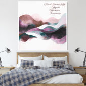 Abstracte Kunst Design | Moderne Minimalist Canvas Afdruk (Insitu (Slaapkamer))