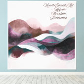 Abstracte Kunst Design | Moderne Minimalist Canvas Afdruk (Insitu (Houten vloer))