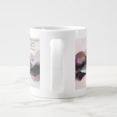 Abstracte Kunst Design | Moderne Minimalist Grote Koffiekop (Achterkant)