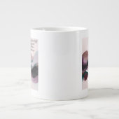 Abstracte Kunst Design | Moderne Minimalist Grote Koffiekop (Voorkant)
