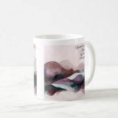 Abstracte Kunst Design | Moderne Minimalist Koffiemok (Voorkant rechts)