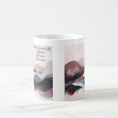 Abstracte Kunst Design | Moderne Minimalist Koffiemok (Center)