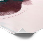 Abstracte Kunst Design | Moderne Minimalist Perfect Poster (Hoek)
