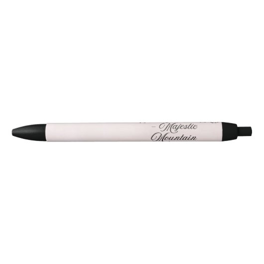Abstracte Kunst Design | Moderne Minimalist Zwarte Inkt Pen (Voorkant)