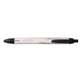Abstracte Kunst Design | Moderne Minimalist Zwarte Inkt Pen (Achterkant)