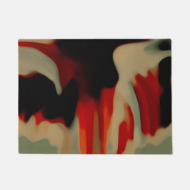Abstracte kunst deurmat