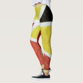Abstracte kunst die één van een soort Leggings sch (Links)