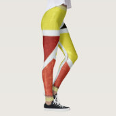Abstracte kunst die één van een soort Leggings sch (Rechts)