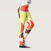 Abstracte kunst die één van een soort Leggings sch (Rechts)