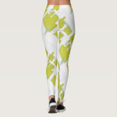 Abstracte kunst die één van een soort Leggings sch (Achterkant)