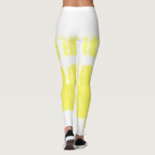 Abstracte kunst die één van een soort Leggings sch (Achterkant)