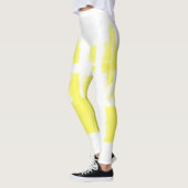 Abstracte kunst die één van een soort Leggings sch (Links)