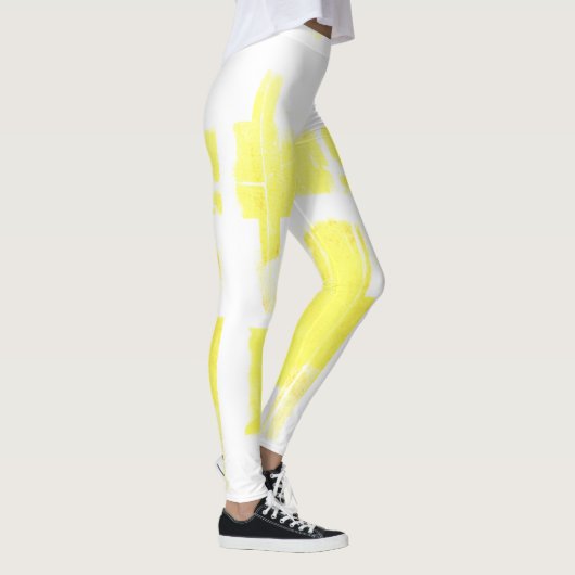 Abstracte kunst die één van een soort Leggings sch (Rechts)