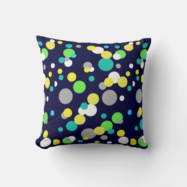 Abstracte kunst die één van een soort proefkussen  kussen (Voorkant)