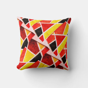 Abstracte kunst die één van een soort proefkussen  kussen