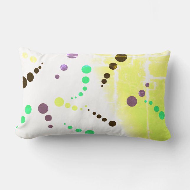 Abstracte kunst die één van een soort proefkussen  kussen (Voorkant)