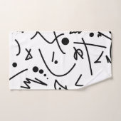 Abstracte kunst die één van een soort schildert bad handdoek (Handdoek)