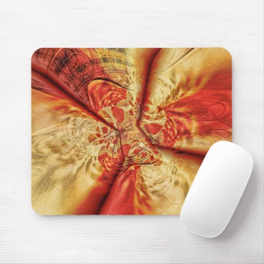 Abstracte kunst: Digitale offcuts Mousepad Muismat (Met muis)