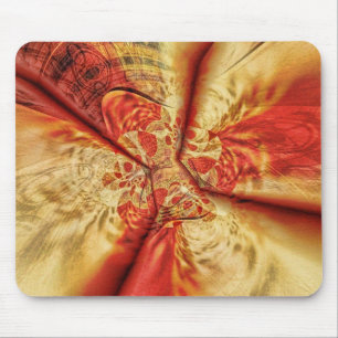Abstracte kunst: Digitale offcuts Mousepad Muismat