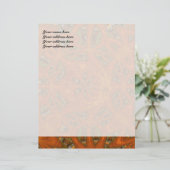 Abstracte Kunst Doolhof Gepersonaliseerd Briefhoofd (Staand voorkant)