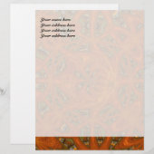 Abstracte Kunst Doolhof Gepersonaliseerd Briefhoofd (Voorkant / Achterkant)