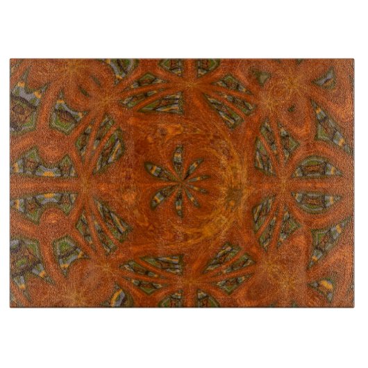 Abstracte Kunst Doolhof Snijplank (Voorkant)