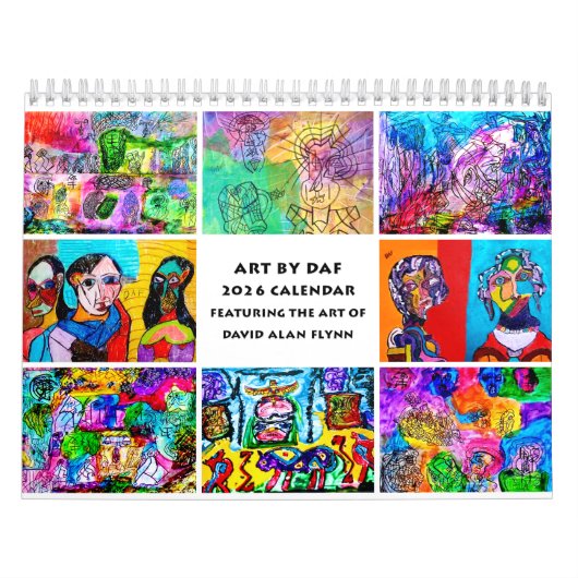 ABSTRACTE KUNST DOOR DAF 2026 Agenda Kalender (Hoes)