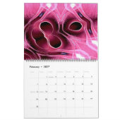 Abstracte kunst door David Ruhl Kalender (Feb 2027)