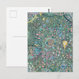 Abstracte Kunst: Door de Weide Briefkaart