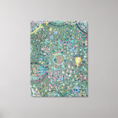 Abstracte Kunst: Door de Weide Canvas Afdruk (Voorkant)