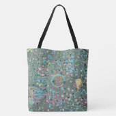Abstracte Kunst: Door de Weide Tote Bag (Achterkant)