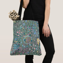 Abstracte Kunst: Door de Weide Tote Bag