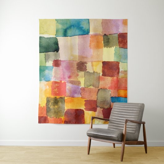 Abstracte kunst door Paul Klee Wandkleed (In situ)