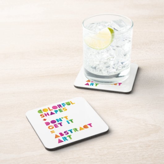 Abstracte kunst drankjes onderzetter (Rechterzijde)