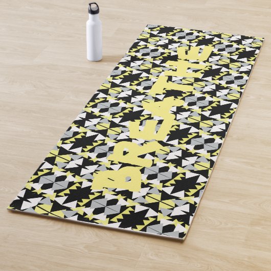 Abstracte Kunst Driehoek Piramide Adem Yoga Mat (In situ)