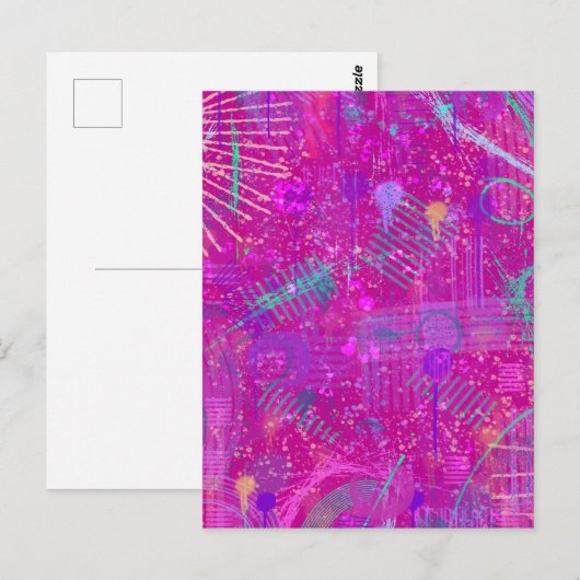 Abstracte Kunst: Een Echte Persoonlijkheid Briefkaart (Voorkant / Achterkant)