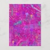 Abstracte Kunst: Een Echte Persoonlijkheid Briefkaart (Voorkant)