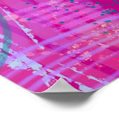Abstracte Kunst: Een Echte Persoonlijkheid  Poster (Hoek)