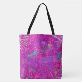Abstracte kunst: een echte persoonlijkheid  tote bag