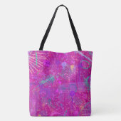 Abstracte kunst: een echte persoonlijkheid  tote bag (Achterkant)