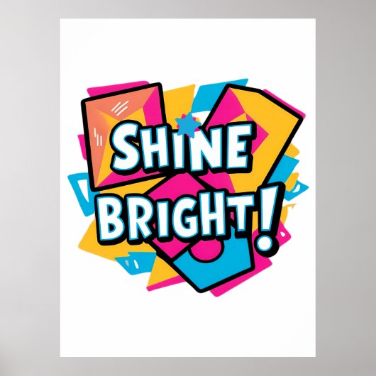 Abstracte kunst: een kleurrijk en inspirerend ontw poster (Voorkant)